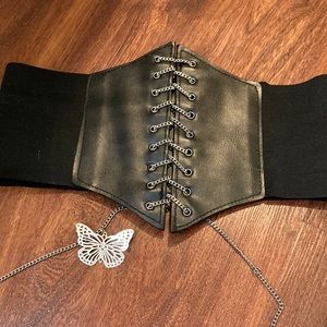 Butterfly black corset